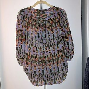 Express XS sheer tunic great  under sweater or a camisole under it